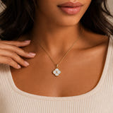 Personalised Clover Initial Necklace