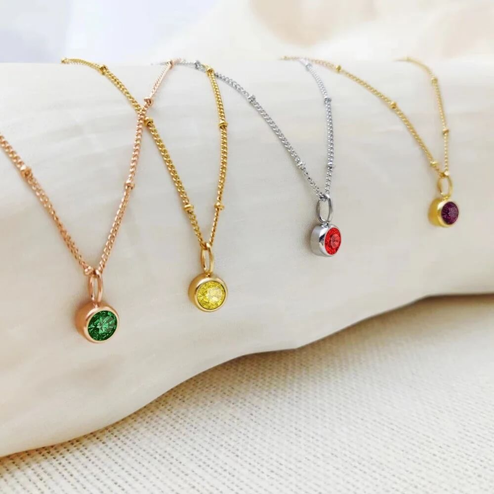 Dora Birthstone Necklace