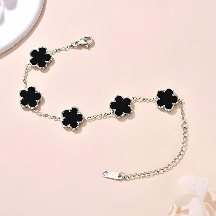 Five Leaf Multi Clover Bracelet