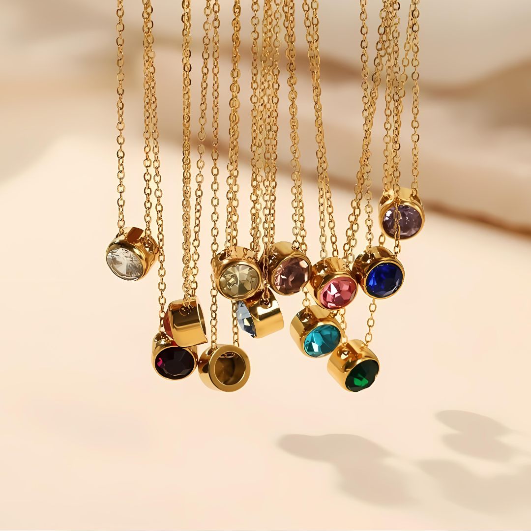 Maria Birthstone Necklace