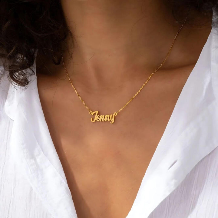 Personalised Jenny Name Necklace