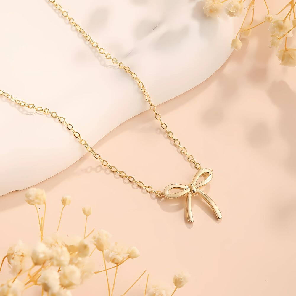 Bianca Bow Ribbon Necklace