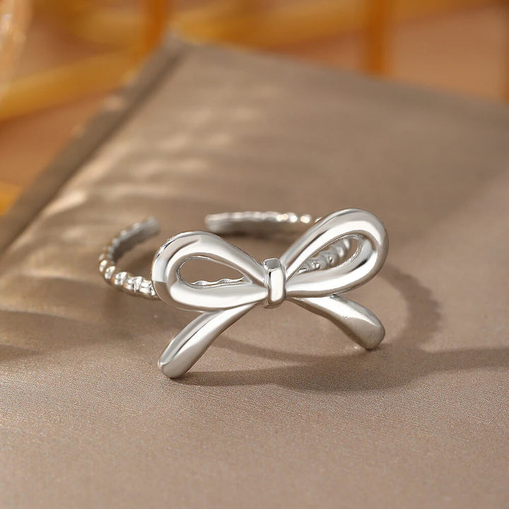 Bianca Bow Ribbon Ring
