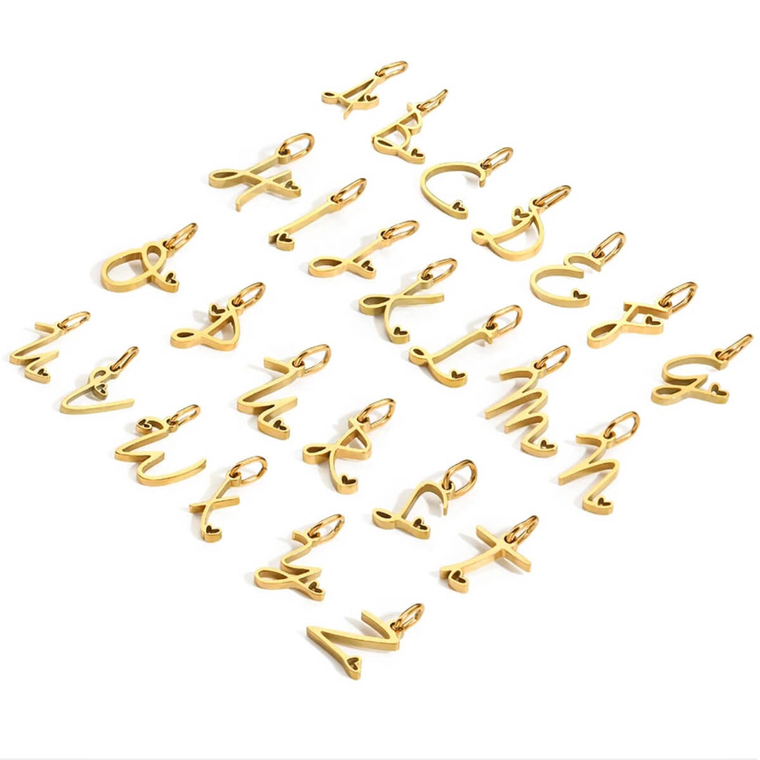 Personalised Cadey Heart Initial Necklace