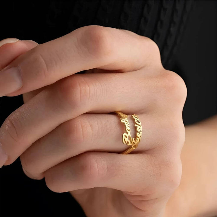 Personalised Jasmine Name Ring