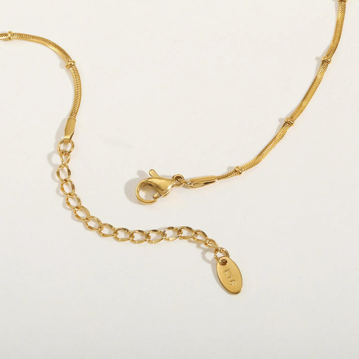 Serinna Snake Chain Bead Bracelet