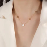 Five Clover Pendant Necklace