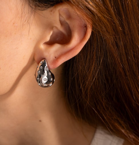 Tara Teardrop Diamond Earrings