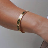 Bella Five Clover Colour Solid Bangle