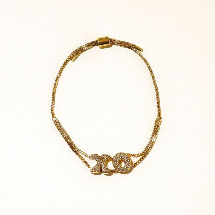 Personalised Bria Bubble Initial Bracelet