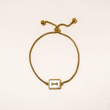 Personalised Indie Initial Bracelet
