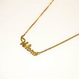Personalised Ruby Name Necklace
