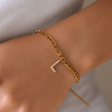 Personalised Sienna Initial Bracelet