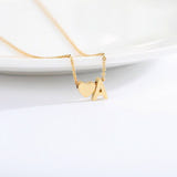 Personalised Sweet Heart Initial Necklace - Celeste Adore